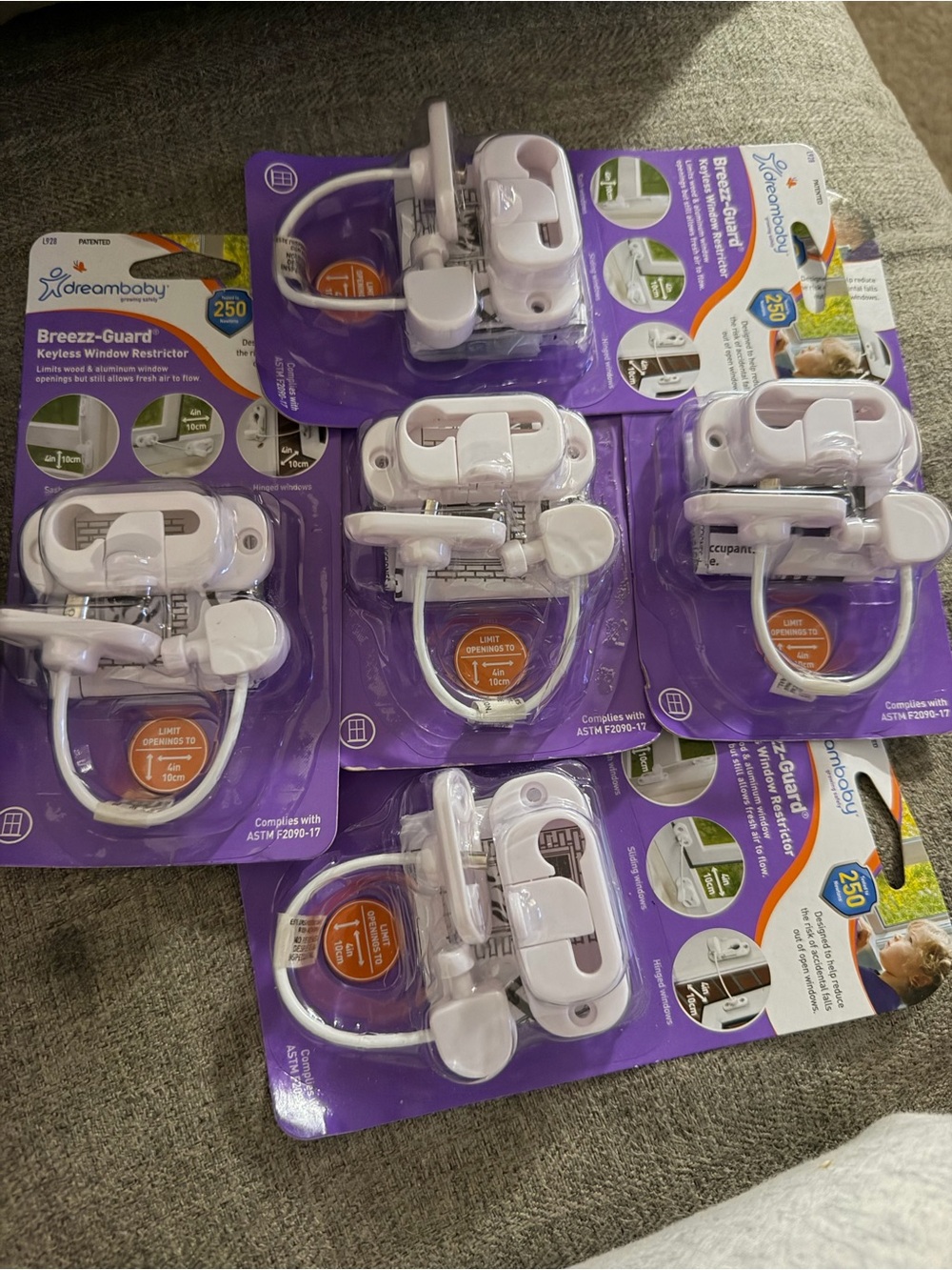 Breezz-Guard Keyless Window Restrictor - White bundle